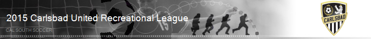 2015 Carlsbad United Recreational League banner
